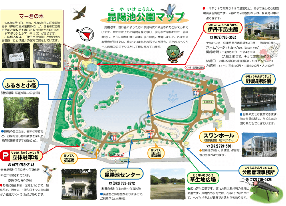 昆陽池公園マップ