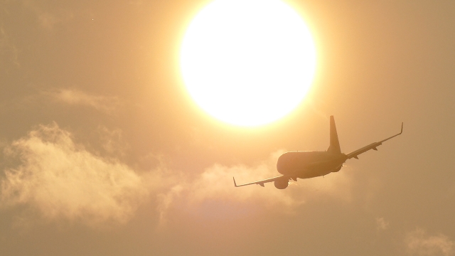 太陽と飛行機