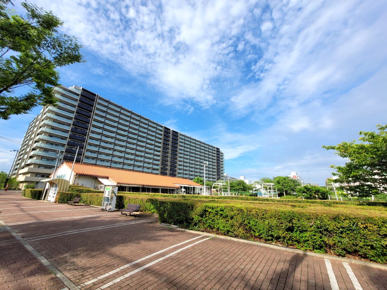 跡地にマンション