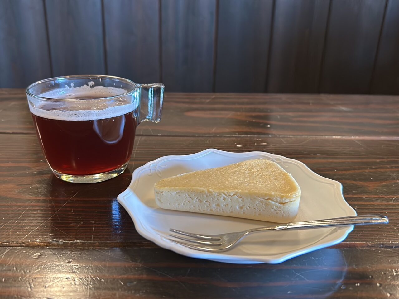 ホットビールとスイーツ